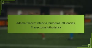 Adama Traoré: Infancia, Primeras influencias, Trayectoria futbolística